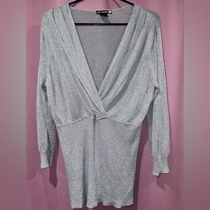 Metallic sweater